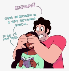 Etther My Boyfriend Or A Very Soft-handed Gorilla 0 - Connie Maheswaran Y Steven Universe, HD Png Download, Transparent PNG