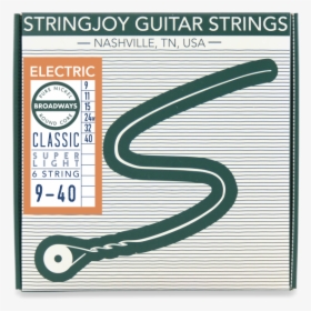 Stringjoy Broadway Super Light Gauge Packaging - 10 Gauge Electric Strings, HD Png Download, Transparent PNG