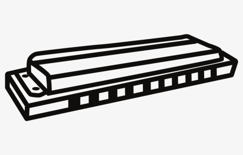 Harmonica Drawing, HD Png Download, Transparent PNG