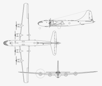 B 29 Avion Bombardero De La Segunda Guerra Mundial, HD Png Download, Transparent PNG