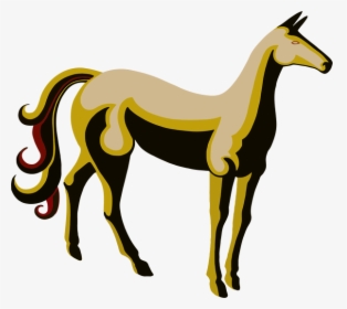 Vintage Stylized Horse - สัตว์ เท่ ๆ Png, Transparent Png, Transparent PNG