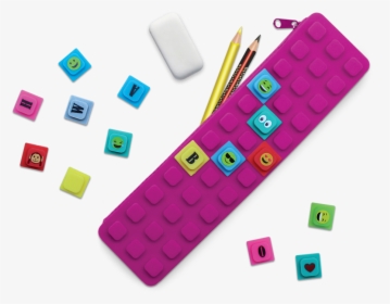 Waff Kase Pencil Case With Cubes, HD Png Download, Transparent PNG