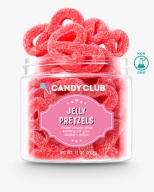 Candy Club - Jelly Pretzels - Pretzel Shaped Candy, HD Png Download, Transparent PNG