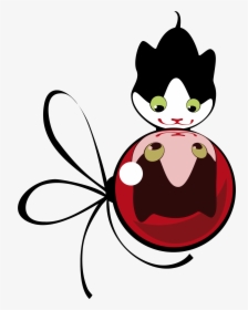 9 Christmas Cat Images Free Clip Art The Graphics Fairy - New Year, HD Png Download, Transparent PNG