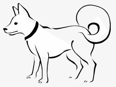 Drawn Puppy Small Puppy - Dog Domestic Animals Drawing, HD Png Download, Transparent PNG