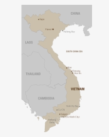Wolkenpass Vietnam Map Klimazone, HD Png Download, Transparent PNG