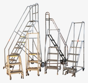 Used Rolling Ladders Are Available In A Variety Of - Ladder, HD Png Download, Transparent PNG