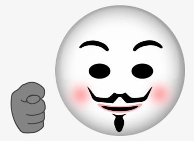 Emoticon Anonymous, HD Png Download, Transparent PNG