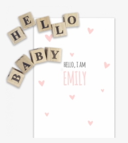 Free Printable Pregnancy Announcement Templates Christmas - Editable Free Birth Announcement Template, HD Png Download, Transparent PNG