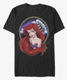 Ariel Little Mermaid Shirt - Polera De Ariel La Sirenita, HD Png Download, Transparent PNG