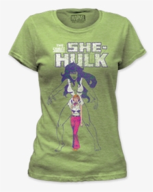Image For The Savage She Hulk Girls T-shirt - Marvel Hulk Tee Shirts Woman, HD Png Download, Transparent PNG
