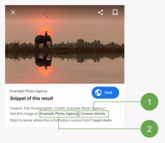 Google To Highlight Image Licensing Information In - Google Images, HD Png Download, Transparent PNG