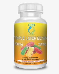 Triple Layer Bears Cbd Edibles - Cbd Infusionz Triple Layer Bears, HD Png Download, Transparent PNG