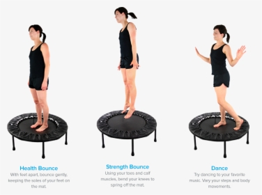 High Knees On Mini Trampoline, HD Png Download, Transparent PNG