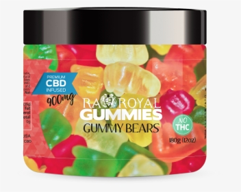 Ra Royal Cbd Gummies Gummy Bears 900mg, HD Png Download, Transparent PNG