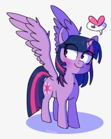 Tralalayla, Blushing, Cute, Female, Heart, Horn, Mare, - Twilight Sparkle Blushing, HD Png Download, Transparent PNG