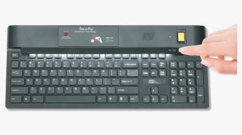 Ksi 1700 Sx Hfffb 16 Led Hi Res Transparent With Finger - Terabyte Keyboard, HD Png Download, Transparent PNG