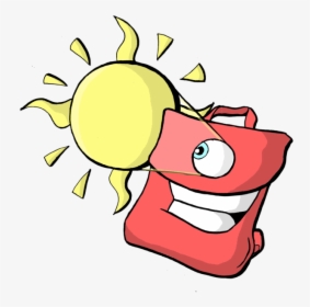These Schoolbags Are Lighting - Cartoon, HD Png Download, Transparent PNG