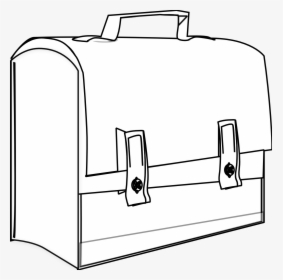 Suitcase Clipart Black And White - Leather Clipart Black And White, HD Png Download, Transparent PNG