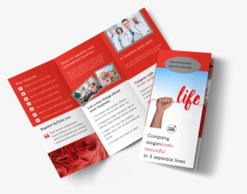 Blood Donation Centers Brochure Template Preview - Brochure About Blood Donation, HD Png Download, Transparent PNG