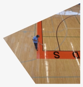 Wood Floor Services - Basketball Court, HD Png Download, Transparent PNG