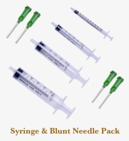 Syringe And Blunt Needle Pack - Syringe 10ml Luer Slip, HD Png Download, Transparent PNG