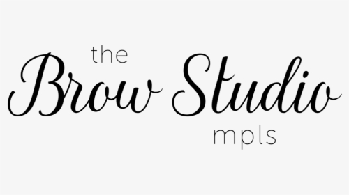 The Brow Studio Mpls Logo Full Black Sm, HD Png Download, Transparent PNG