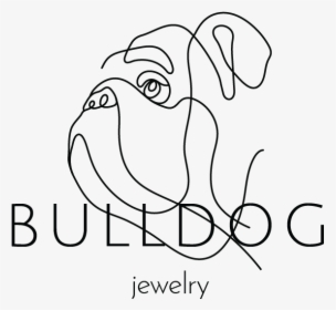 Bulldog Jewelry - Line Art, HD Png Download, Transparent PNG