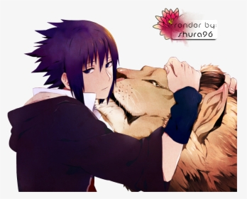 Sasuke Uchiha And Lion, HD Png Download, Transparent PNG