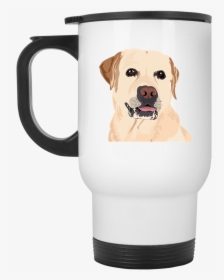 Cartoon Printed Labrador Retriever White Travel Mug - Mug, HD Png Download, Transparent PNG