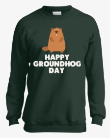 Awesome And Funny Happy Groundhog Day Youth Pc90y Port - Adidas Sweatshirt Dragon Ball, HD Png Download, Transparent PNG