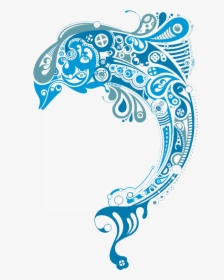 Transparent Blue Abstract Png - Vector Dolphin Abstract Logo, Png Download, Transparent PNG