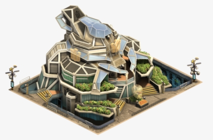 Forge Of Empires Space Age Town Hall, HD Png Download, Transparent PNG