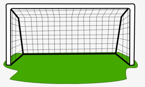 Goal With Grass - Soccer Goal Post Clipart, HD Png Download, Transparent PNG