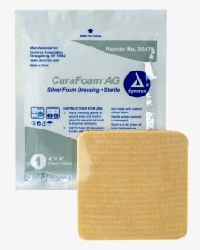 Curafoam Ag Silver Foam Dressing - Dynarex, HD Png Download, Transparent PNG