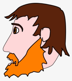 Man With Facial Hair Svg Clip Arts - Clip Art, HD Png Download, Transparent PNG