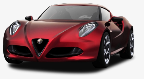 Red Alfa Romeo Sports Car, HD Png Download, Transparent PNG