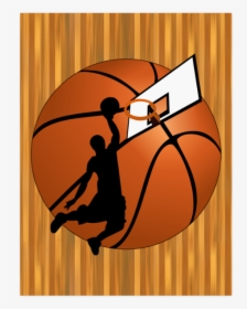 Slam Dunk Basketball Player Poster 18 X24 - Clipart Basketball Slam Dunk, HD Png Download, Transparent PNG