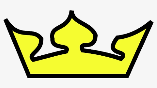 Simple, Yellow, King, Queen, Cartoon, Free, Gold, Crown - Crown Clip Art, HD Png Download, Transparent PNG
