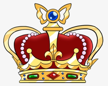 #crown #king #queen #royal #freetoedit - Cartoon Crown Drawing, HD Png Download, Transparent PNG
