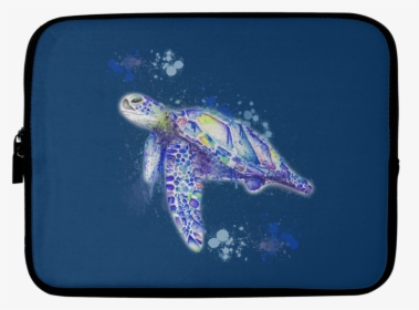 Watercolor Sea Turtle Laptop Sleeves - Turtle, HD Png Download, Transparent PNG