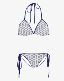 Nautical Wheel Custom Bikini Swimsuit - Transparent Background Bikini Png, Png Download, Transparent PNG