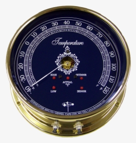 Downeaster Temperature Gauge Weather Instrument, Blue - Circle, HD Png Download, Transparent PNG