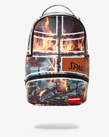 Sprayground X Spalding 94 Series Fire Money Backpack, HD Png Download, Transparent PNG