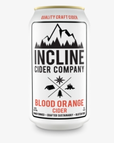 Blood Orange Can - Incline Blood Orange Cider, HD Png Download, Transparent PNG