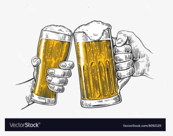 1000 X 787 - Beer Cheers Png Draw, Transparent Png, Transparent PNG