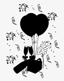 New Year Balloon Svg, HD Png Download, Transparent PNG