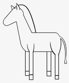 How To Draw A Zebra - Zebra Clipart Easy, HD Png Download, Transparent PNG