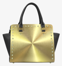 Gold Sun Rays Rivet Shoulder Handbag - Handbag, HD Png Download, Transparent PNG