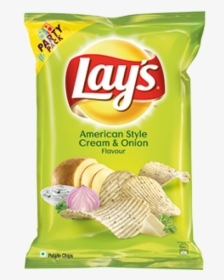 Lays American Style Cream And Onion, HD Png Download, Transparent PNG